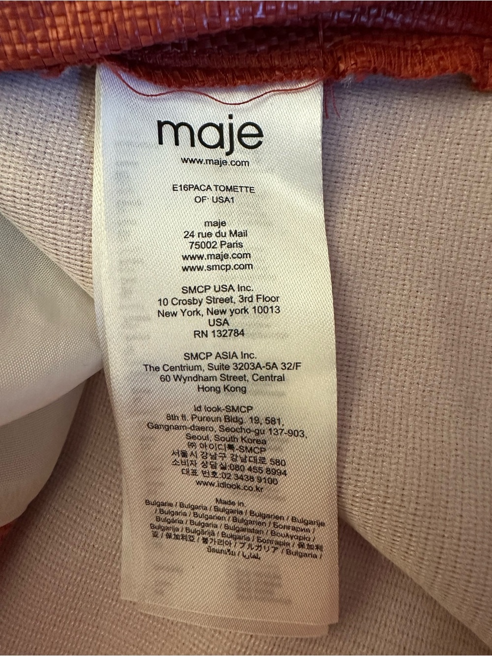 MAJE Paca Leather-Look Skort - Picture 7 of 10